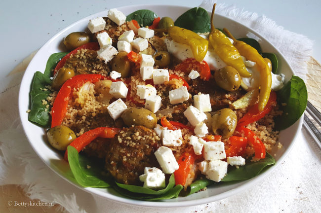 couscous met falafel uit de wok recept © bettyskitchen