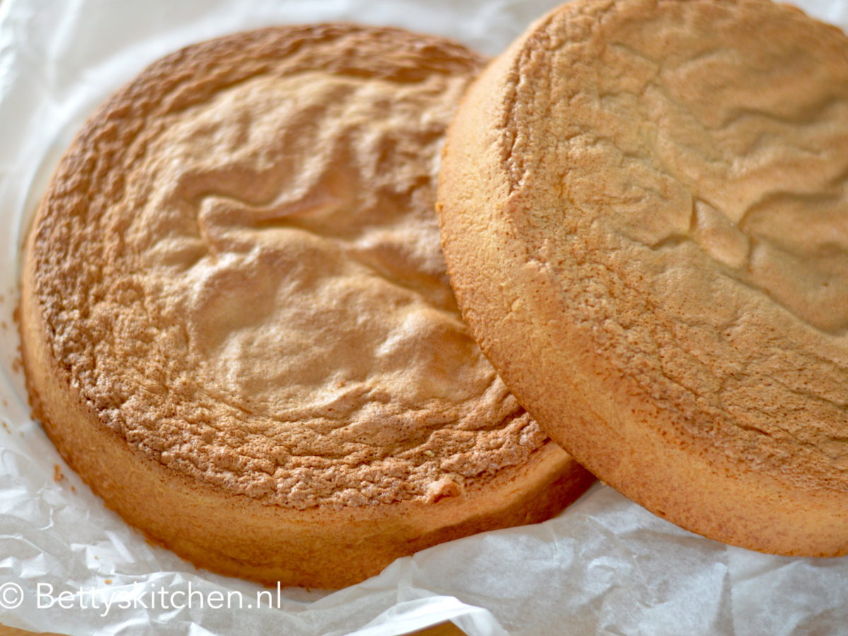 Wonderlijk Biscuit taart beslag maken | Recept | Betty's Kitchen taart recepten QX-25