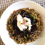 recept risotto met geroosterde rode bietjes en mozzarella