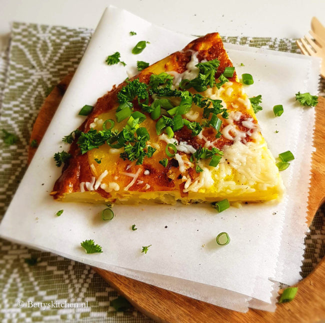 recept spaanse tortilla met geitenkaas vegetarisch © bettyskitchen
