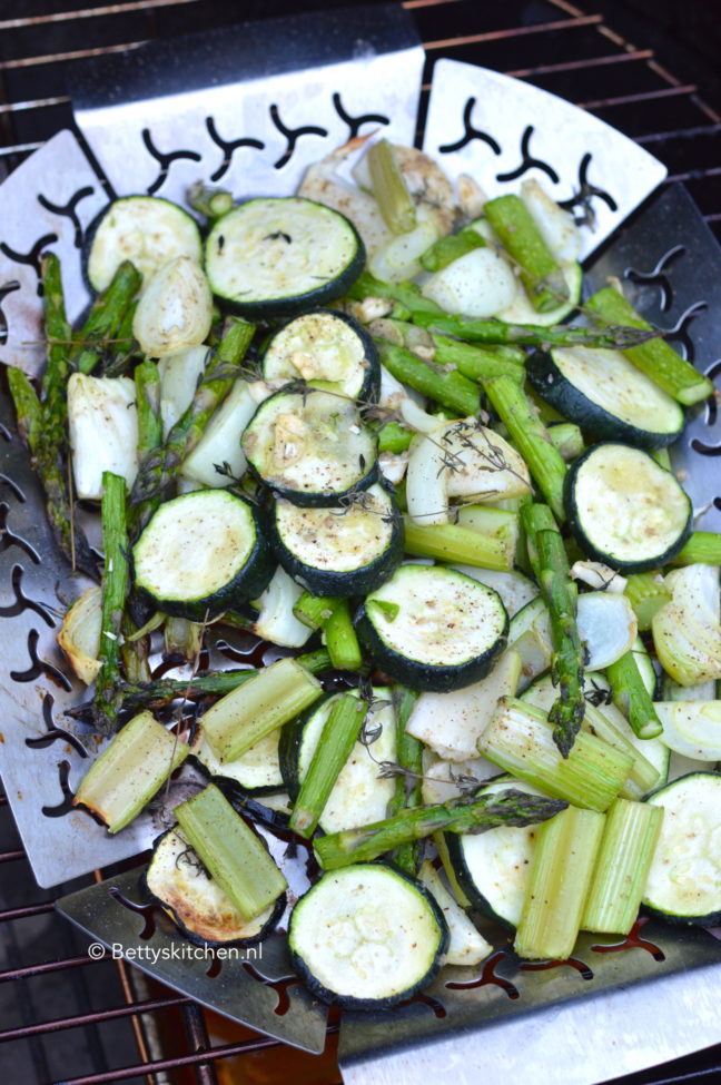 recept groene groenten op de bbq ©bettyskitchen