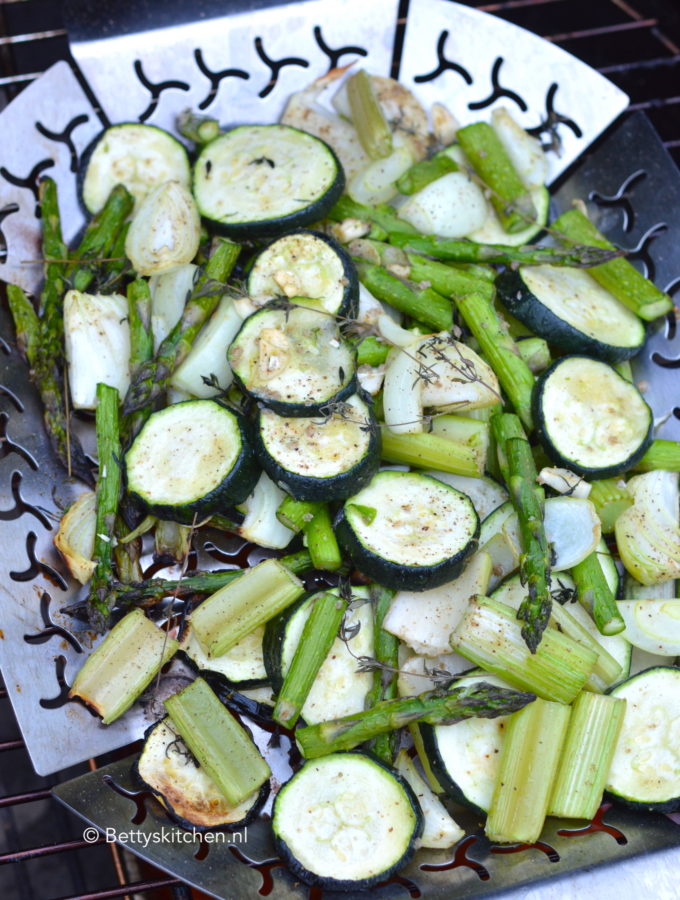 recept groene groenten op de bbq ©bettyskitchen