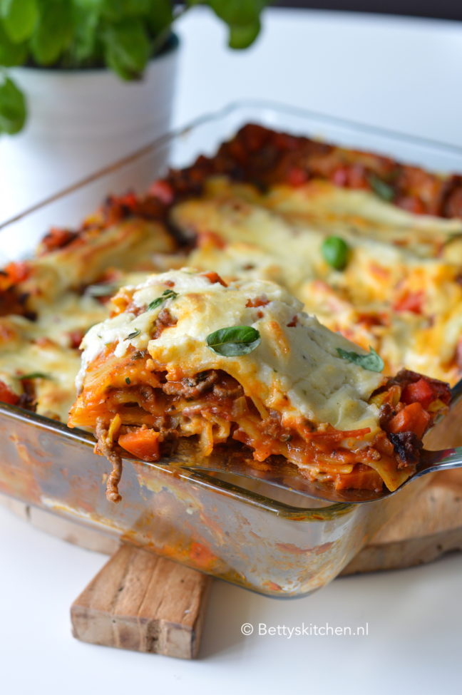 recept lasagne bolognese met bechamelsaus © bettyskitchen