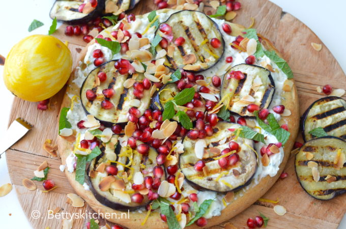 pizza met ricotta en citroen recept bettyskitchen
