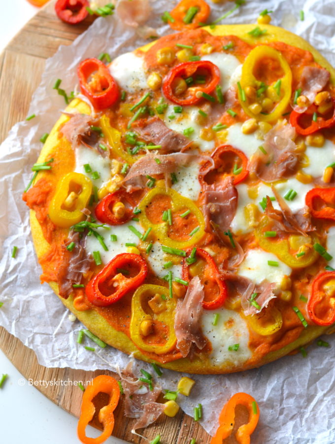 recept Oranje pizza voor Koningsdag © Betty's Kitchena