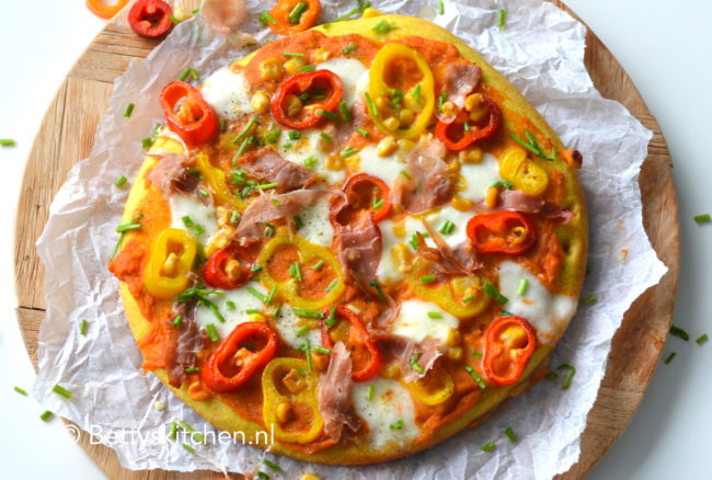 recept Oranje pizza voor Koningsdag © Betty's Kitchena