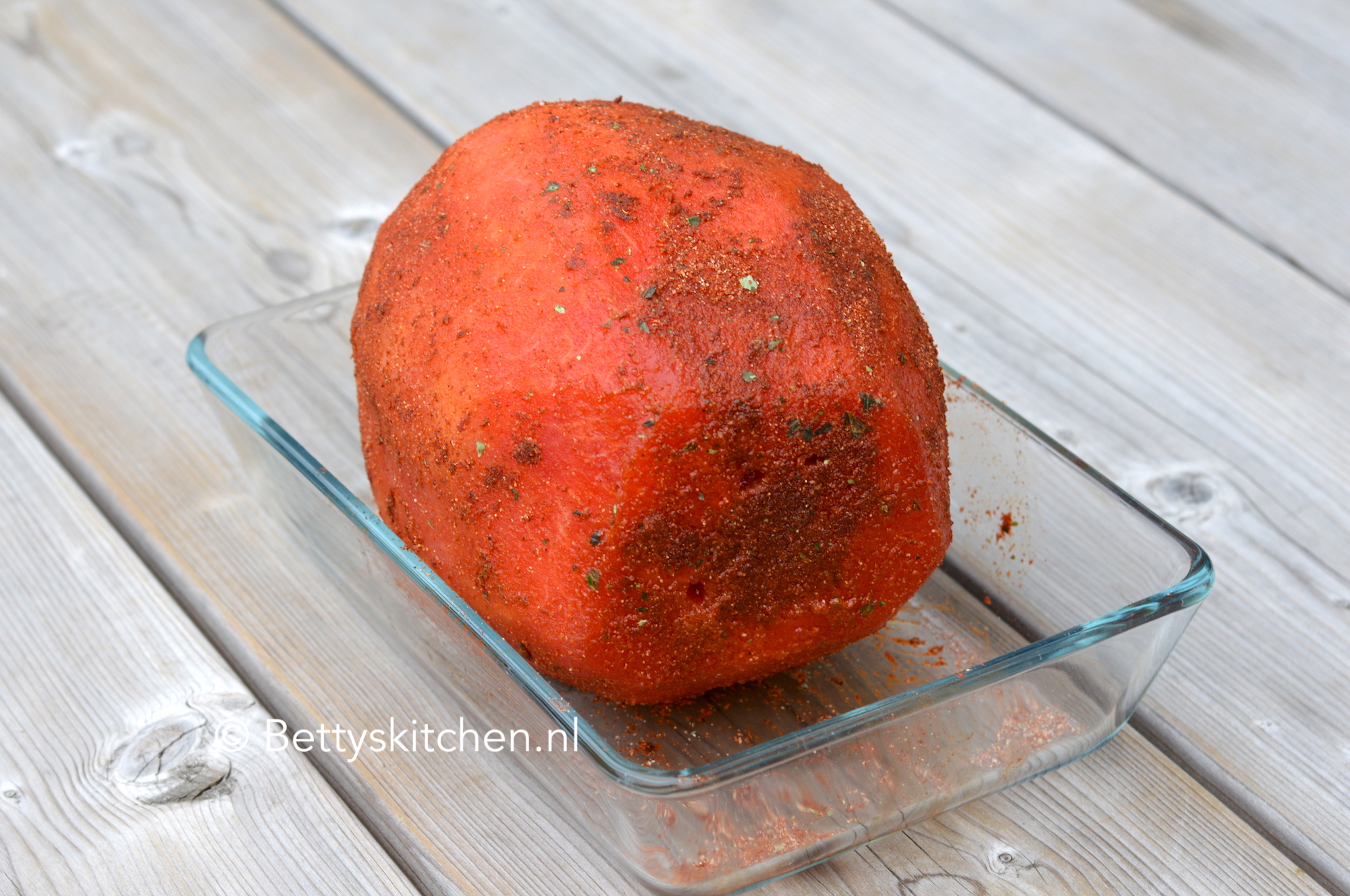 Smoked Watermelon Ham recept ( gerookte watermeloen ) Betty's Kitchen