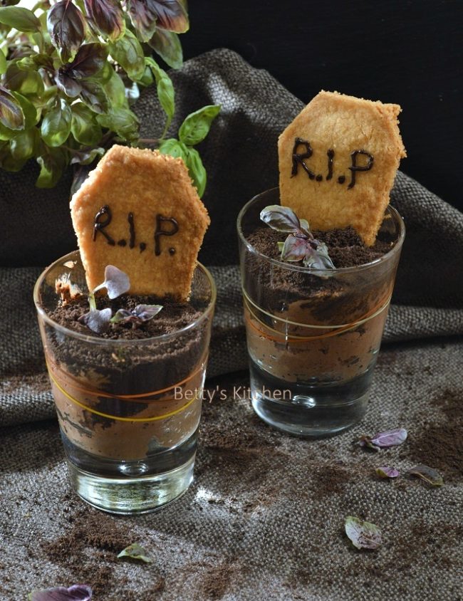 chocolade kerkhofjes voor halloween
