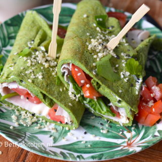recept voor ei-wraps met spinzie en kipfilet © bettys kitchen