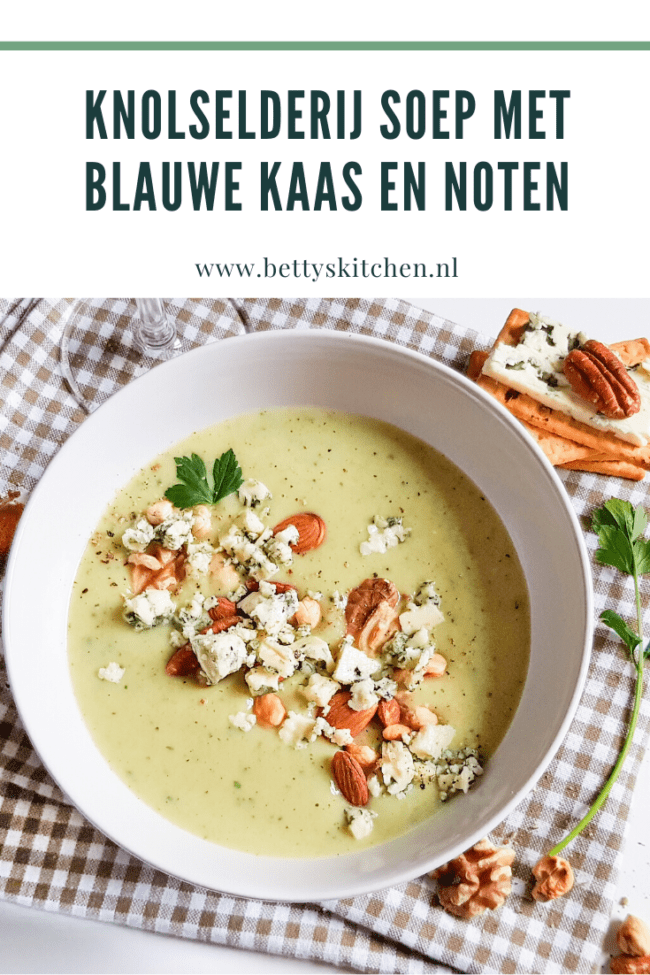 recept knolselderijsoep met blauwe kaas en noten © bettyskitchen.nl