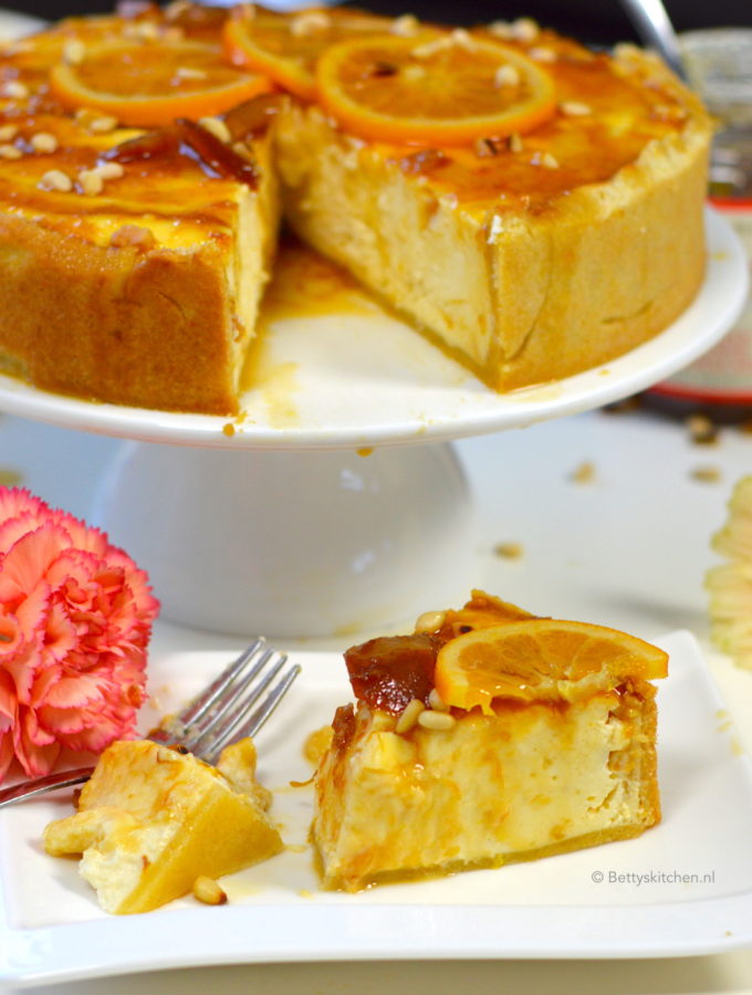 recept italiaanse ricotta taart met sinaasappel Marchesi di San Giulliano sicilia © Bettyskitchen
