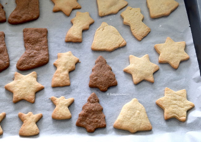 recept kerst koekjes maken met glazuur en disco dip © bettyskitchen