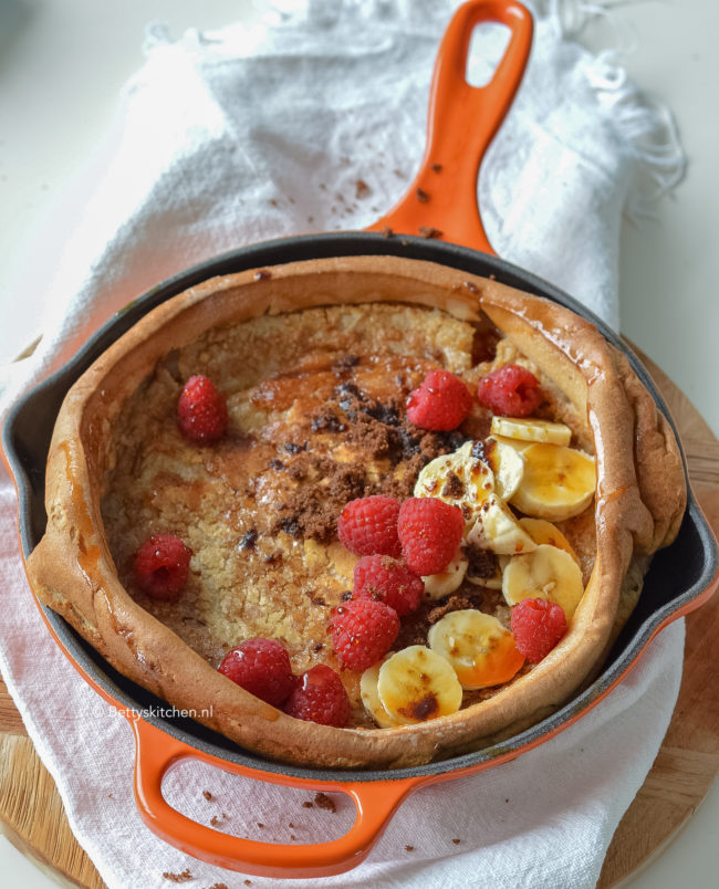 recept dutch baby pancake uit de oven maken © bettyskitchen
