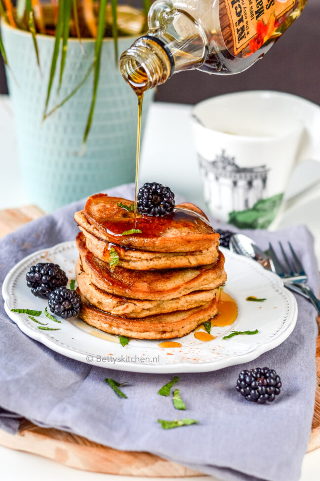 recept low carb pancakes met amandelmeel en kokosmeel © bettys kitchen