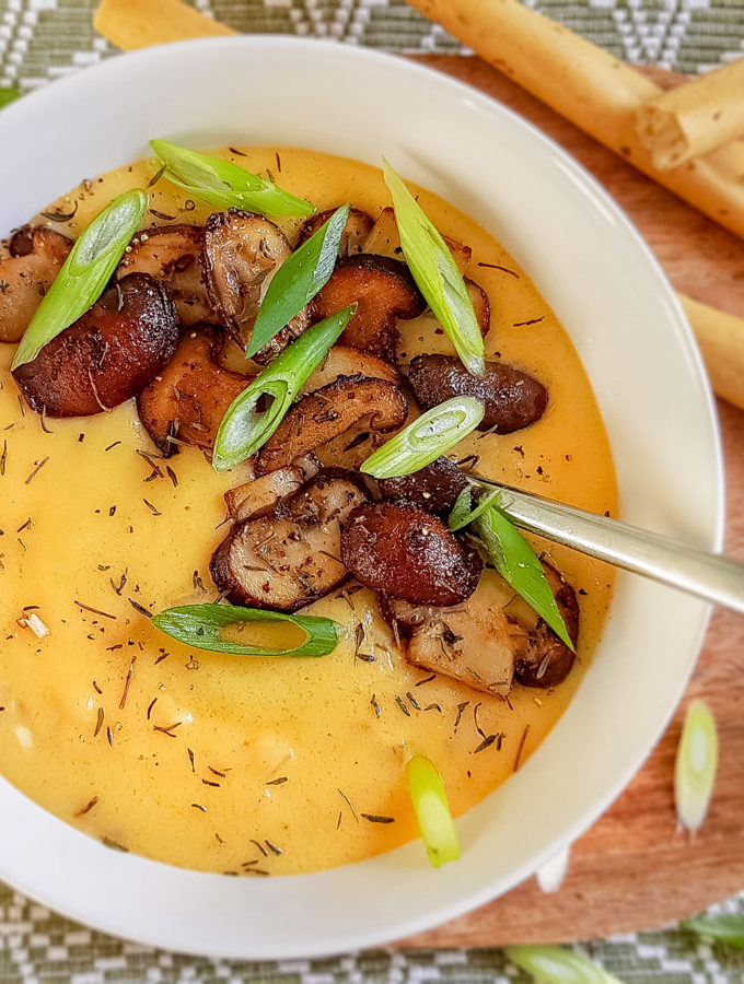 recept kaassoep met paddestoelen © bettyskitchen