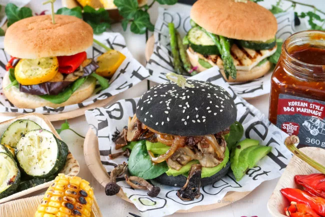 broodje pulled mushroom vegetarische streetfood party LIDL @bettyskitchen.nl