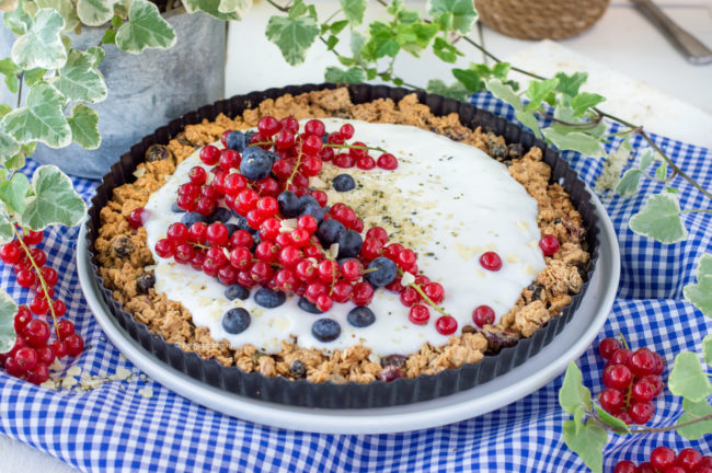 recept granola taartje met yoghurt © bettyskitchen