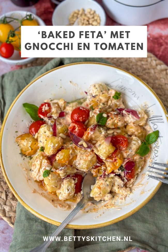 recept baked feta met gnocchi @bettyskitchen.nl