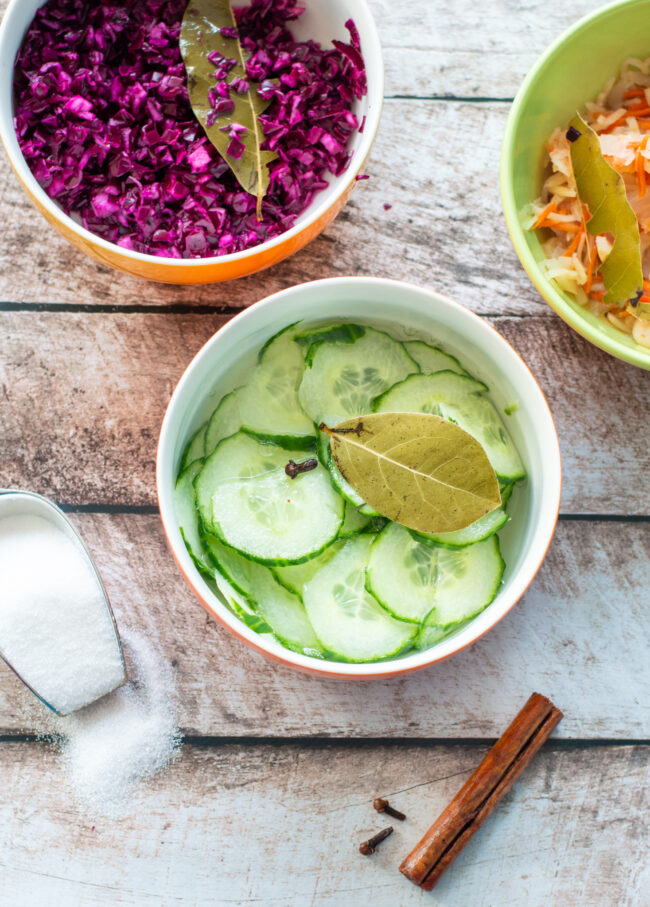 recept snelle atjar met komkommer zoetzuur