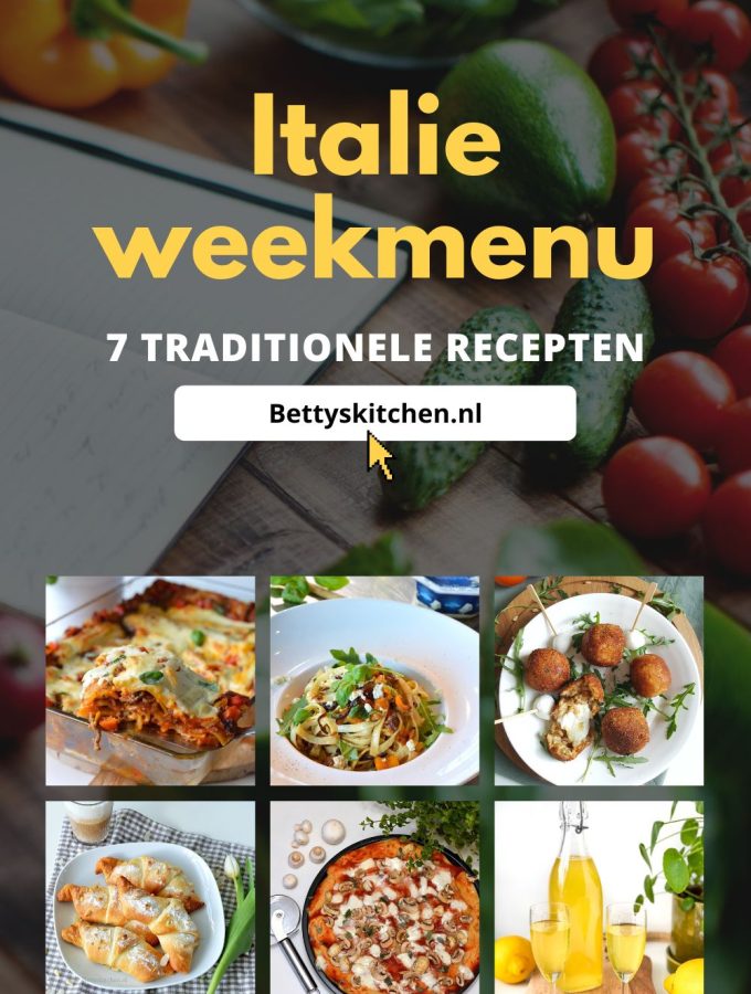 italie weekmenu met italiaanse recepten © bettyskitchen.nl