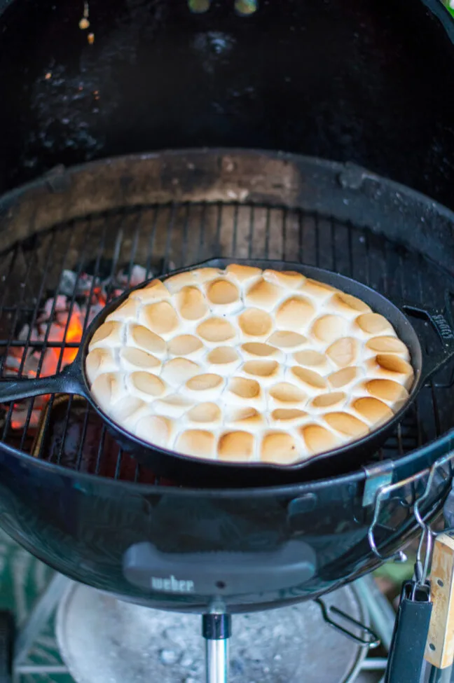 recept s'mores dip op de barbecue bereiden © bettyskitchen.nl