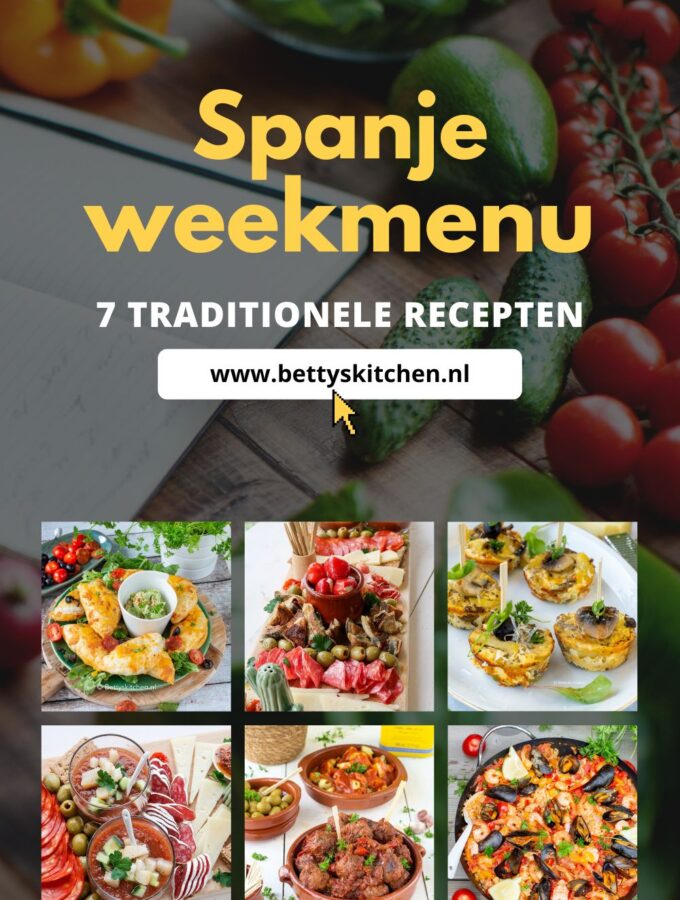 Spanje weekmenu met spaanse recepten © bettyskitchen.nl