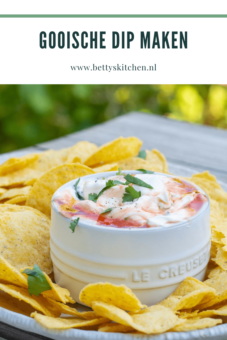 Gooische Dip maken (voor bij nachos) Recept Betty's Kitchen