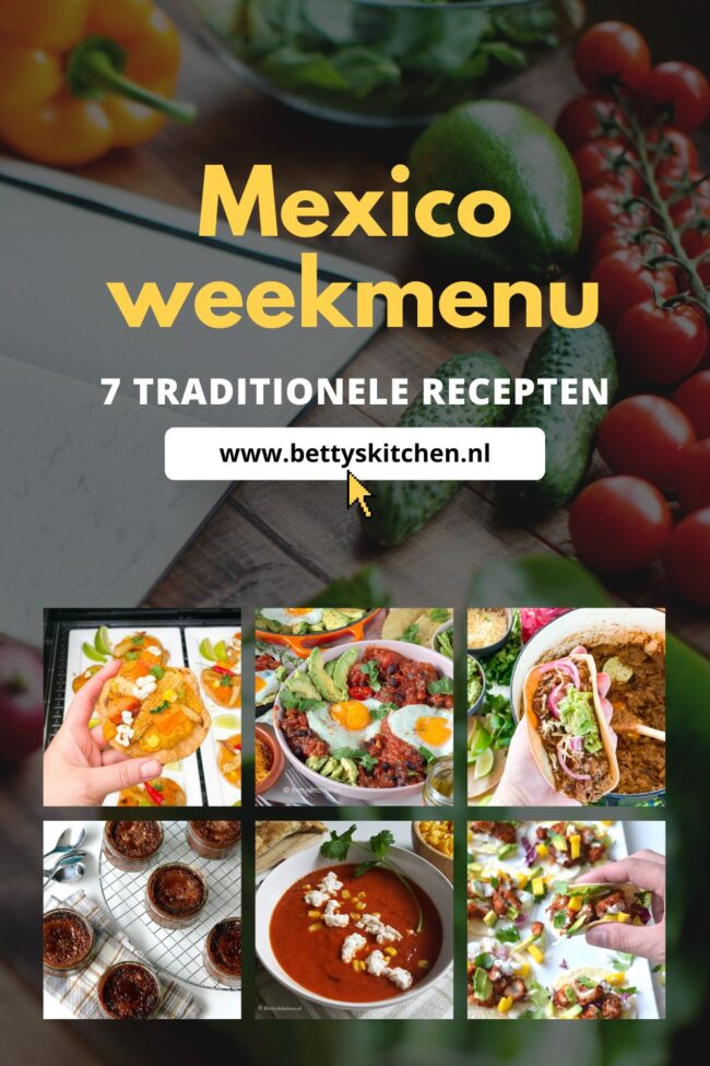 Mexico weekmenu met Mexicaanse recepten © bettyskitchen.nl