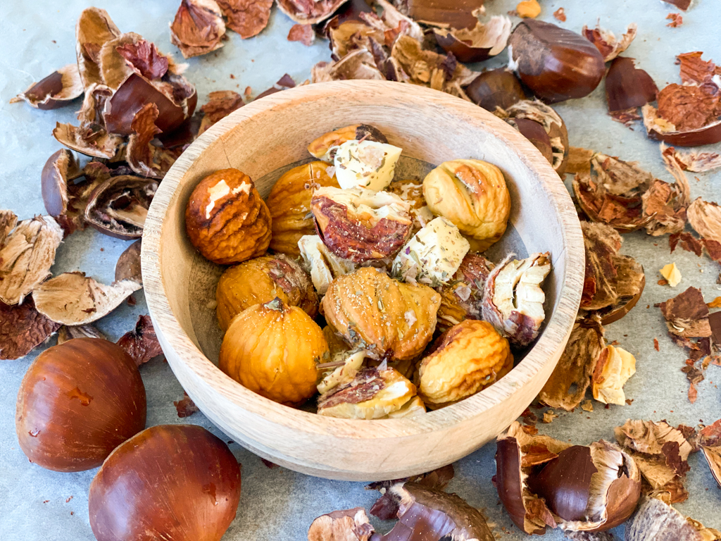 Gepofte kastanjes maken (in de oven) Recept Betty's Kitchen