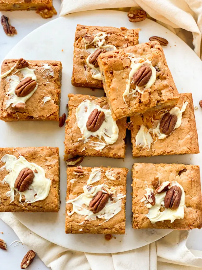 recept blondies met pecannoten maken © bettyskitchen.nl