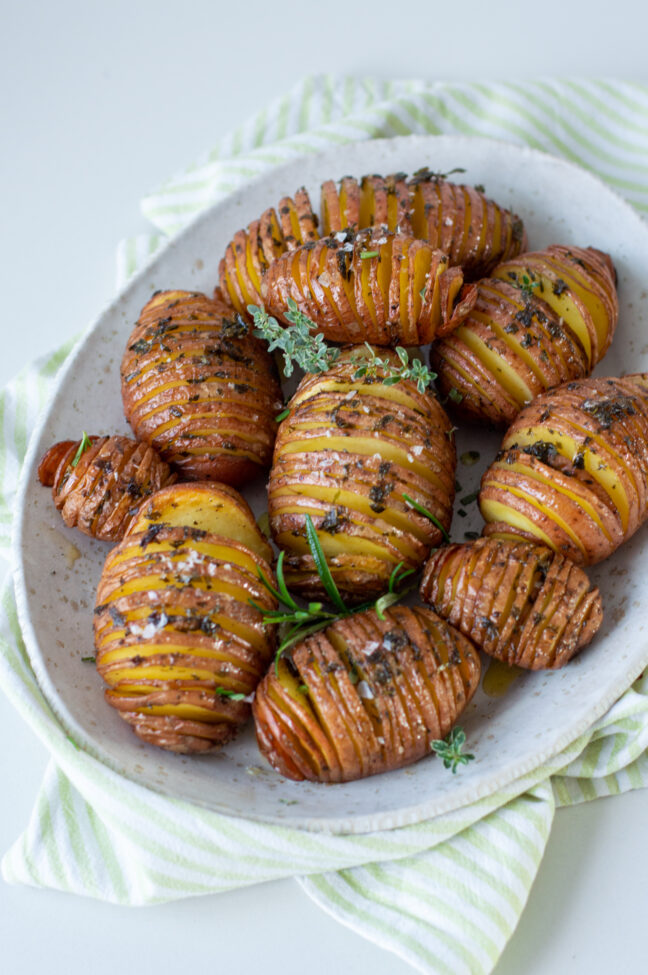 recept hasselback aardappels uit de oven © bettyskitchen.nl