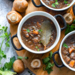 recept vegetarische stoofvlees met aubergines en paddestoelen © bettyskitchen.nl