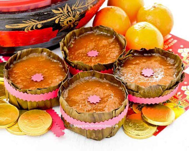 nian gao rijst cake chinees nieuwjaar