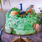 recept cake smash taart - dinosaurus - © bettyskitchen.nl