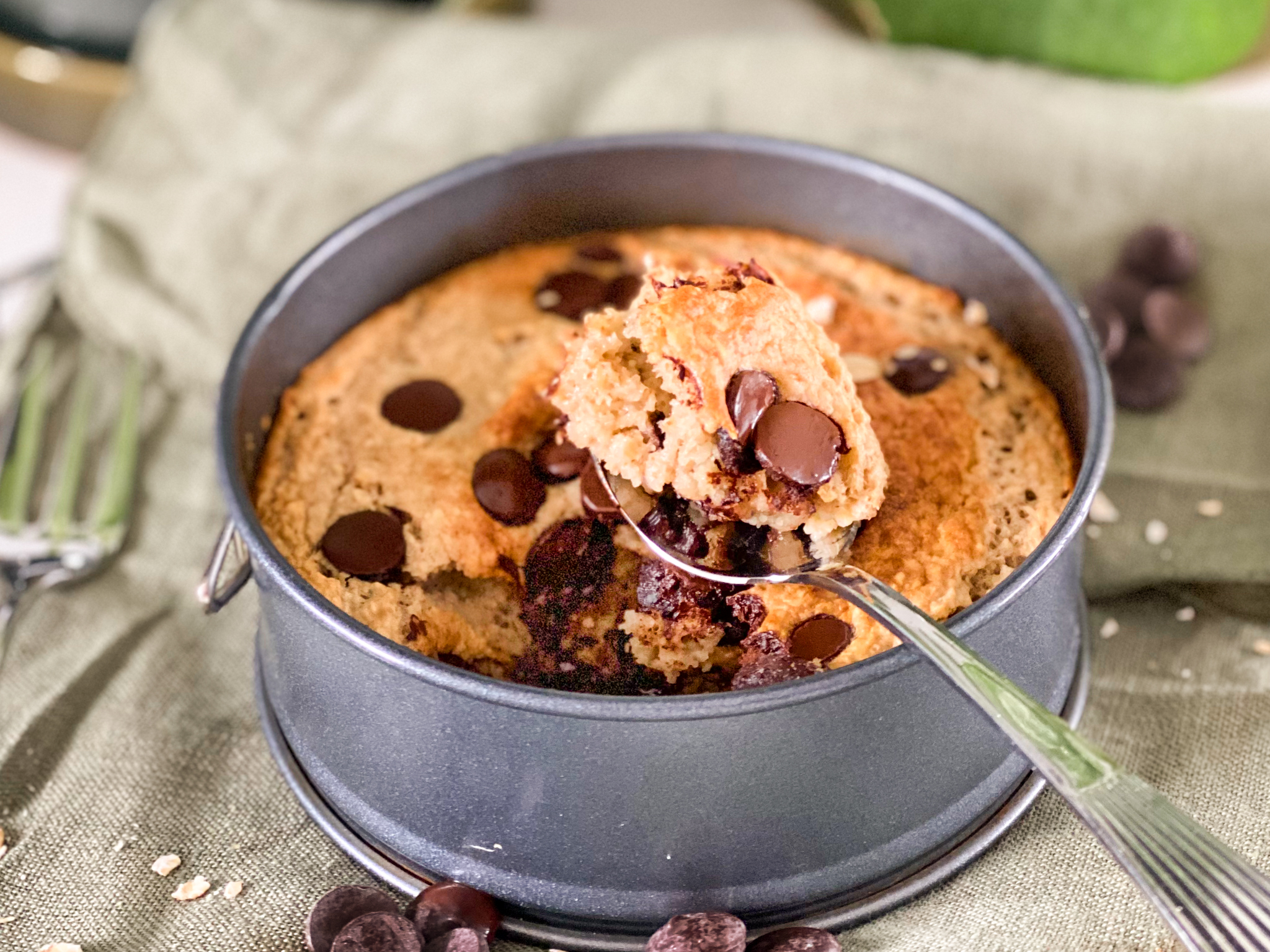 Chocolate Chip Cookie Baked Oats Recept Betty's Kitchen