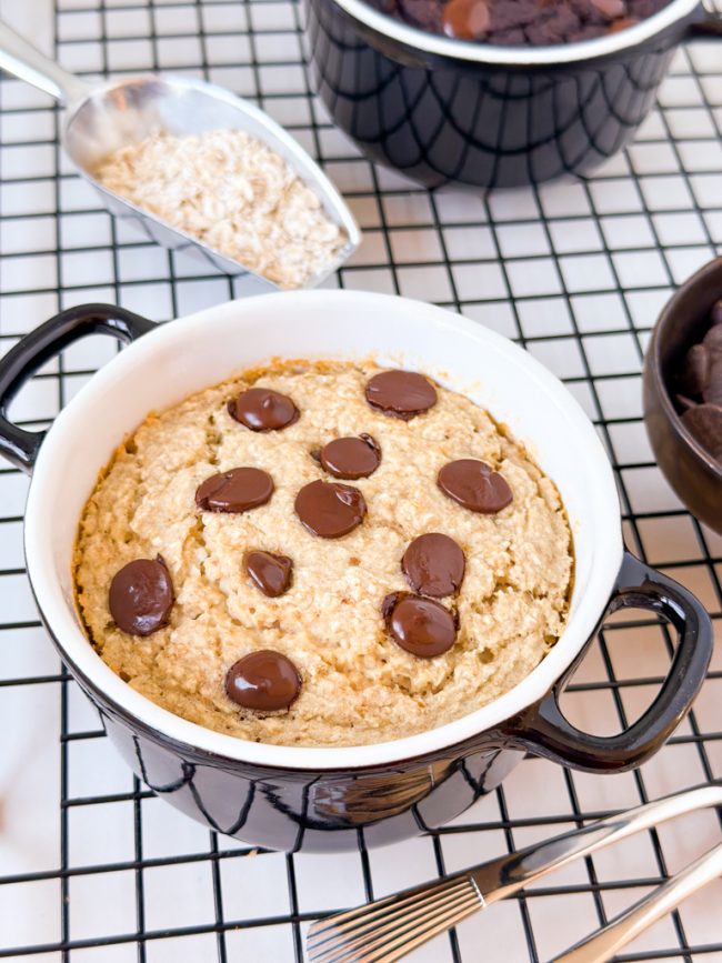 recept chocolate chip cookie baked oats © bettyskitchen.nl