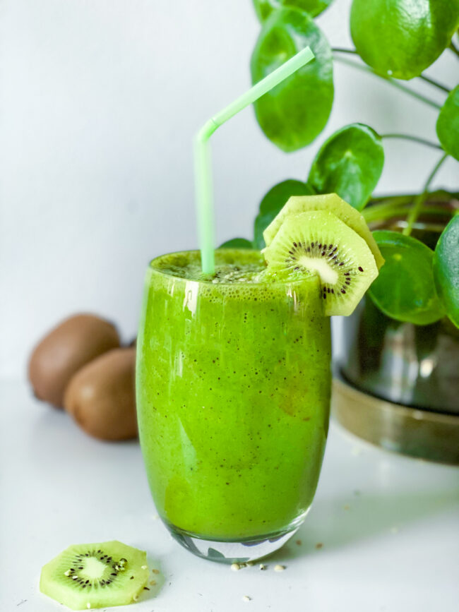 recept groene smoothie met kiwi © bettyskitchen.nl