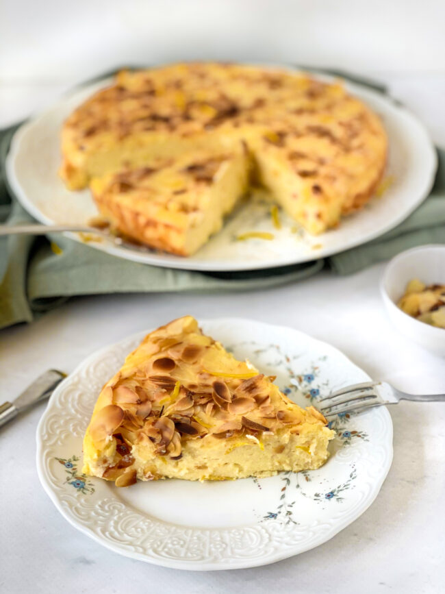 recept glutenvrije ricotta taart met citroen en amandel © bettyskitchen.nl