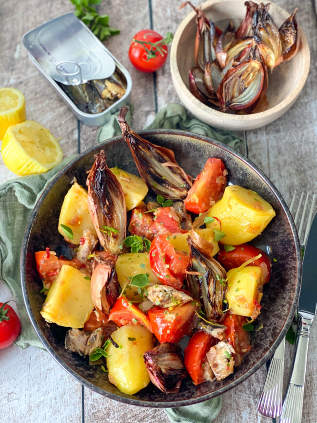 recept aardappel salade met sardines © bettyskitchen.nl