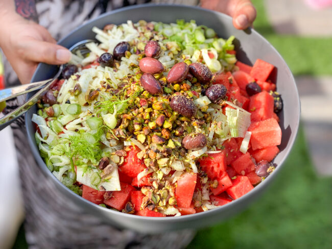 recept watermeloen salade met venkel © bettyskitchen.nl