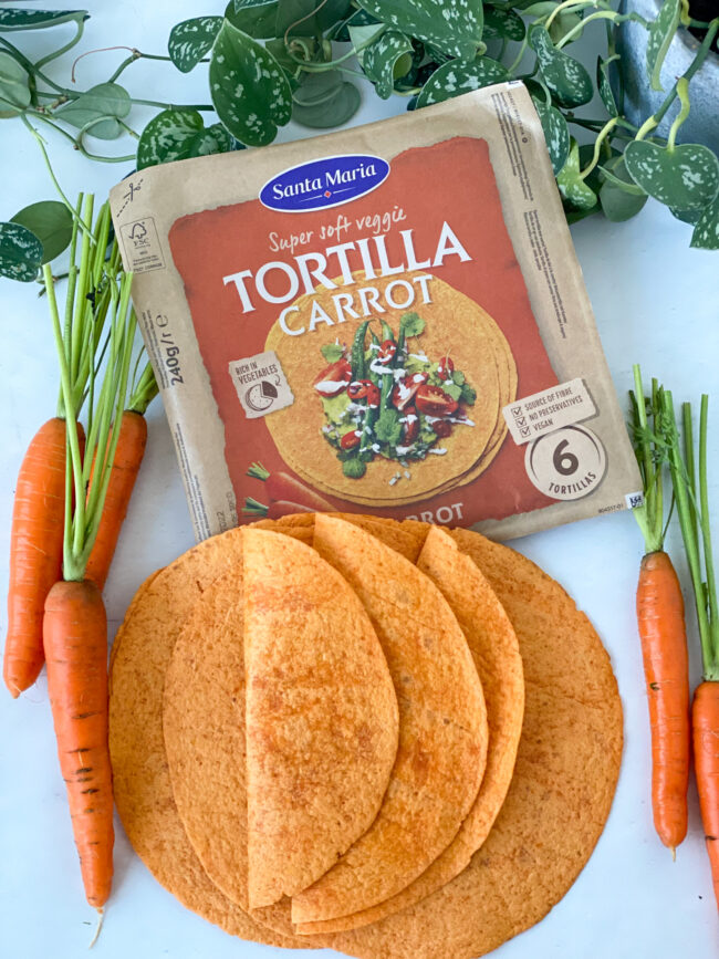 santa maria wortel tortilla wraps