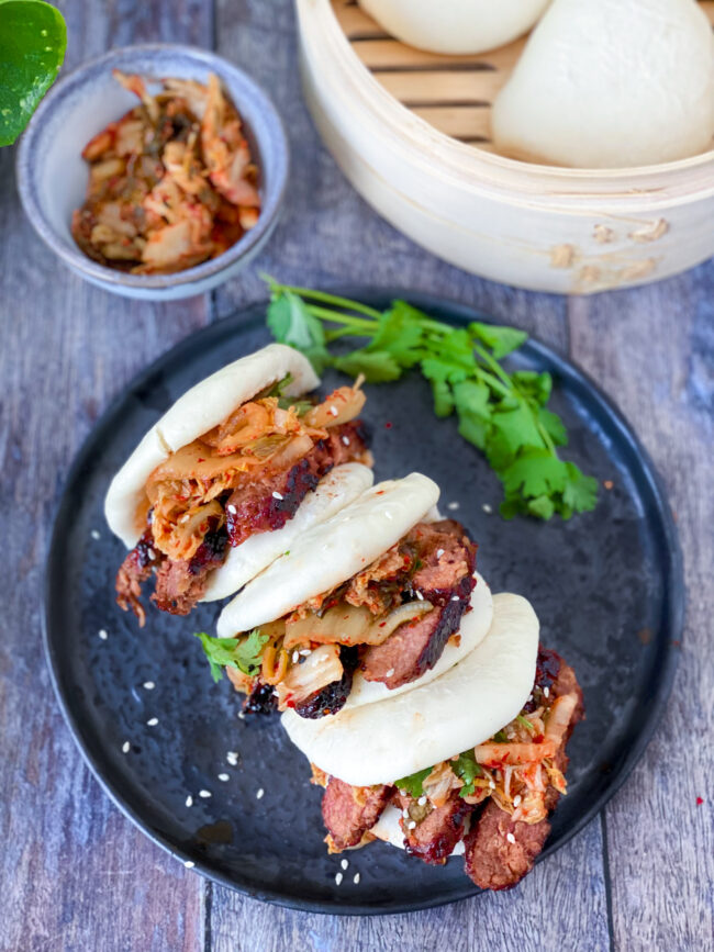 recept vegan korean beef bao met kimchi © bettyskitchen.nl