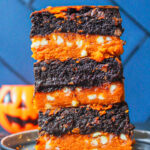 recept halloween brookies