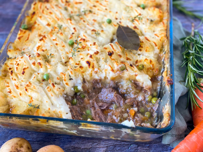 recept shepards pie ovenschotel met lamsvlees en aardappels © bettykichen.nl
