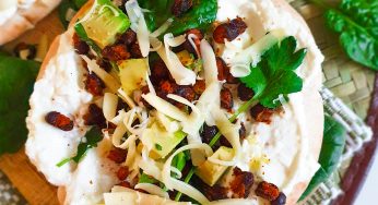 Pita’s met feta dip en geroosterde bonen