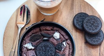 Oreo Baked Oats met roomkaas