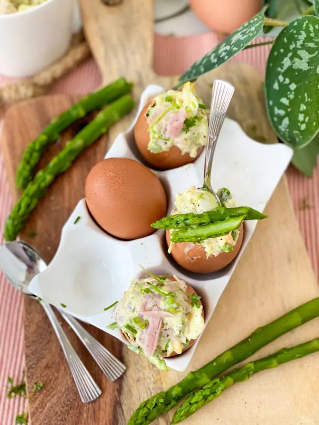 recept gevulde eierdopjes met asperge truffelsalade © bettyskitchen.nl