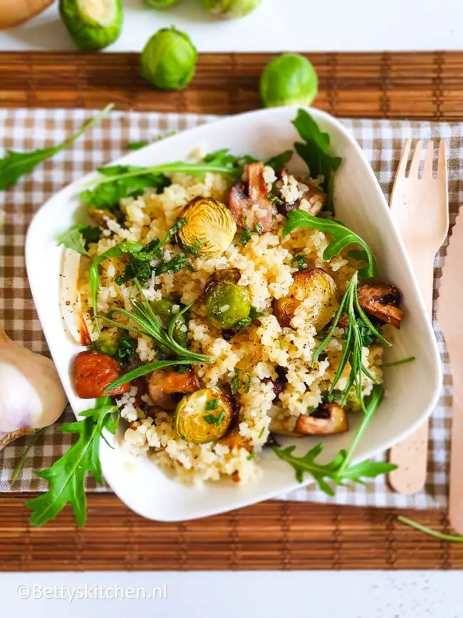 recept bulgur met geroosterde groeten uit de oven © bettyskitchen.nl