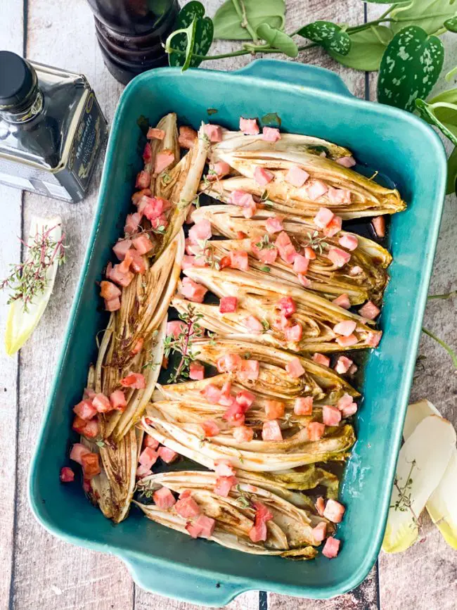 recept geroosterde witlof met spek uit de oven © bettyskitchen.nl