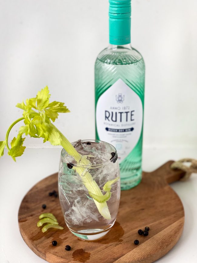 10x gin tonic perfect serve recepten Rutte Celery Gin